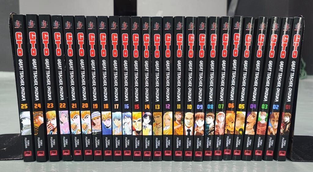 Full Set GTO : Great Teacher Onizuka Manga Volume 1-25 End English