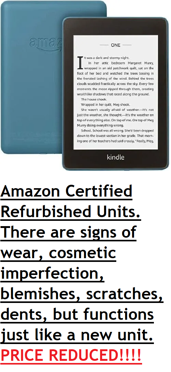 Amazon Kindle Paperwhite 2018 10th Gen 8GB WiFi Waterproof