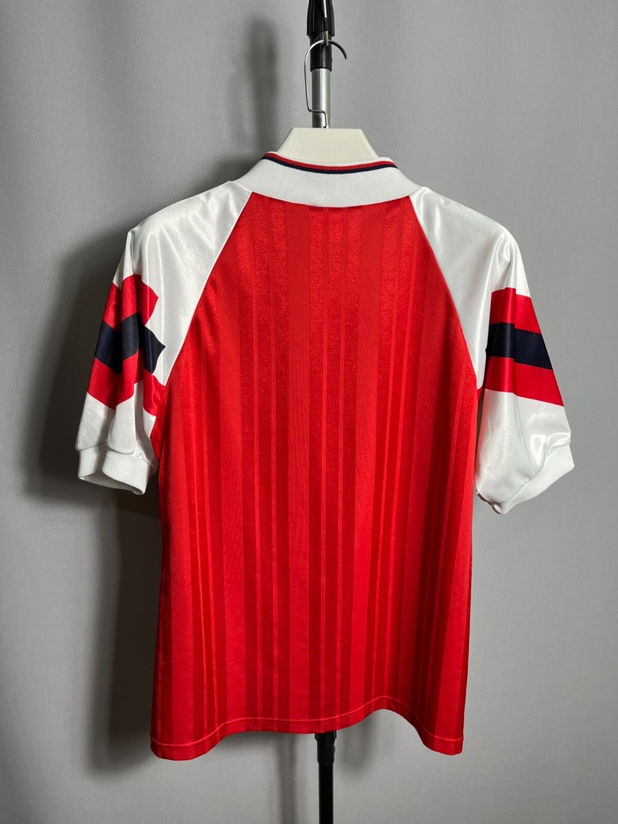 Authentic 1992-1994 Arsenal Home Football Shirt JVC Adidas Red