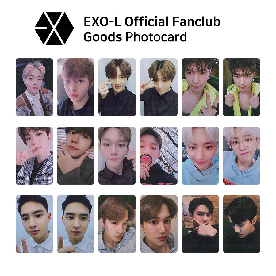 EXO EXO-L Official Fan Club Goods Photocard KPOP | eBay