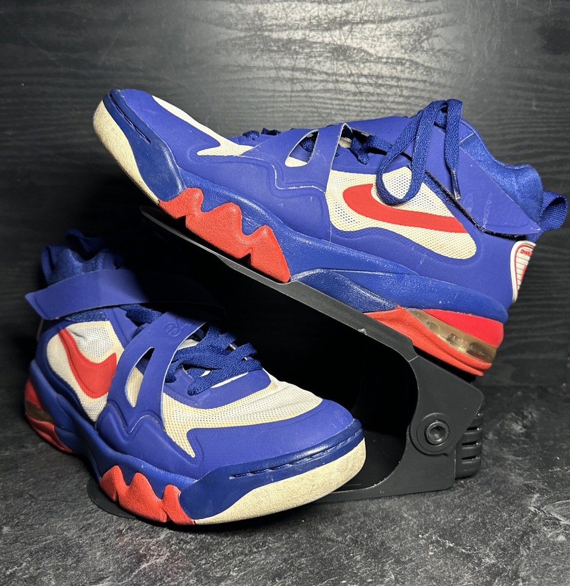 Nike Air Force Max CB 2 Hyperfuse Blue Red White Men's Size 9