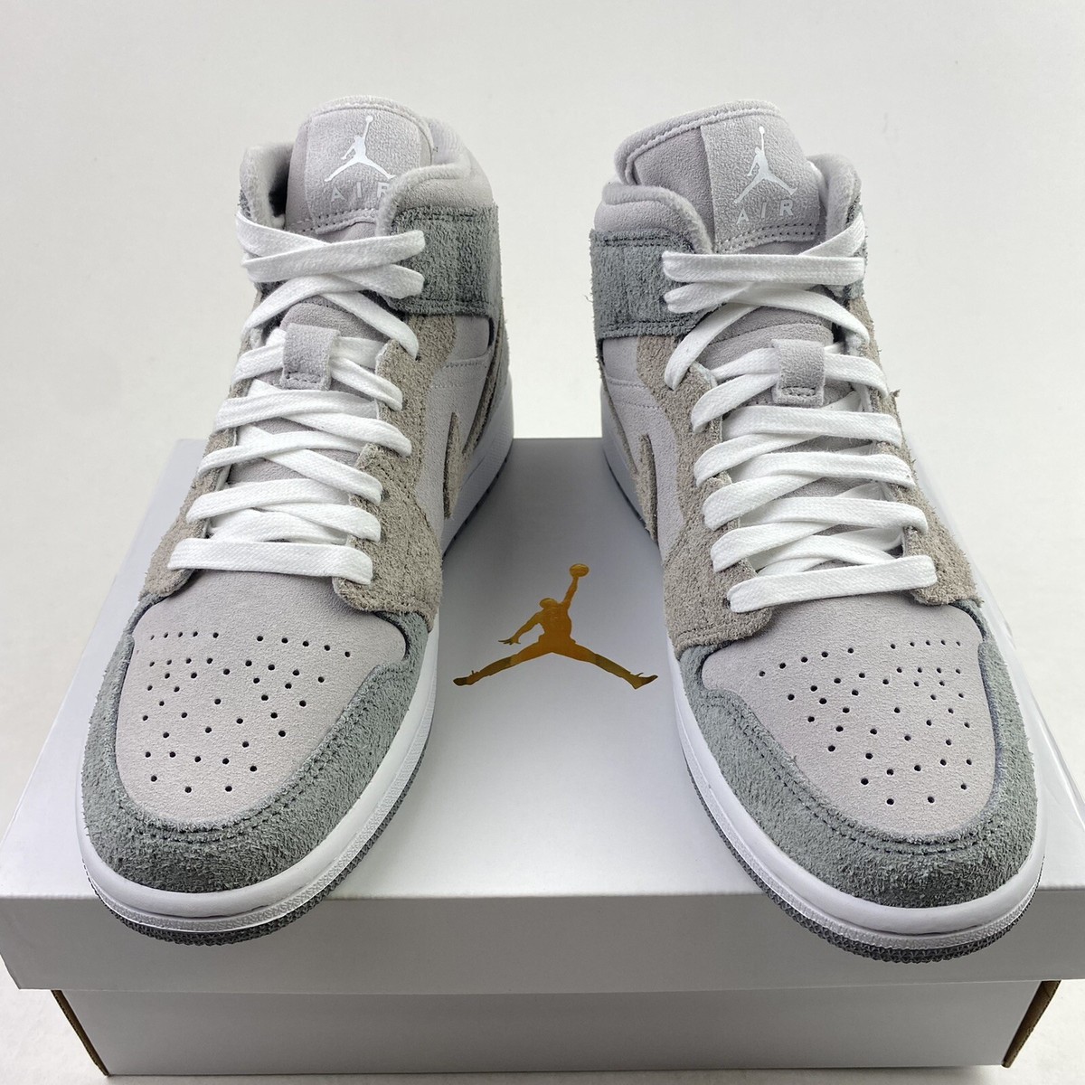 Nike Air Jordan 1 Mid SE Womens 8 Particle College Grey DO7139-002