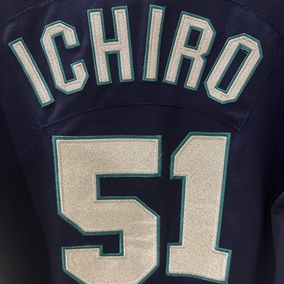 2001 Ichiro Suzuki Seattle Mariners Rookie Jersey Seattle 2001 All