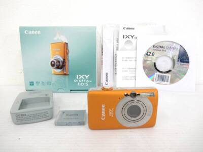 Canon IXY DIGITAL 110 IS compact digital camera orange English