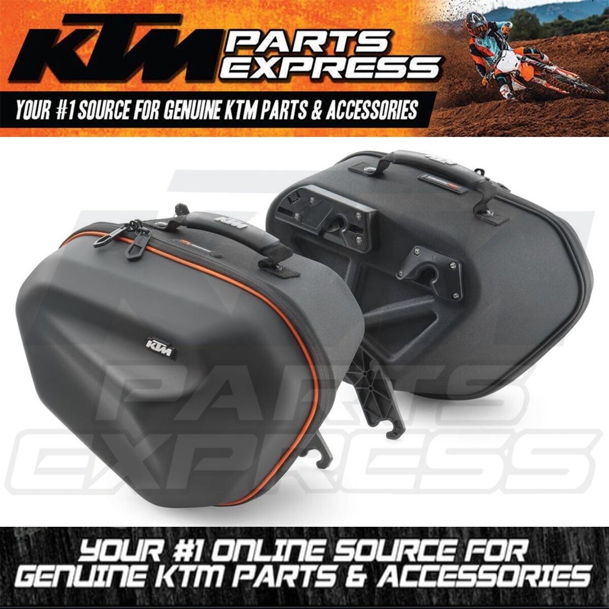NEW KTM SIDE BAG SET 12 l ON BOTH SIDES 990 DUKE 2024 A60712925000