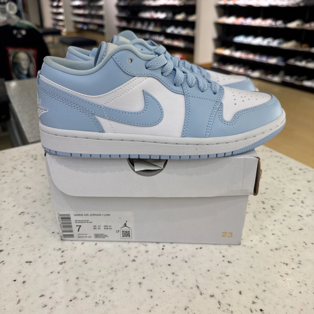 Jordan 1 Low Ice Blue W for sale | eBay