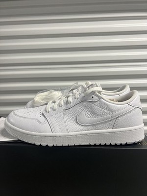 Nike Air Jordan 1 Low G Golf White-White Sz 12 Golf Cleats [DD9315