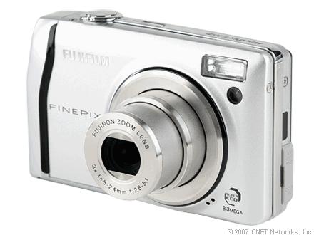 Fujifilm FinePix F Series F40fd 8.3MP Digital Camera - Silver for