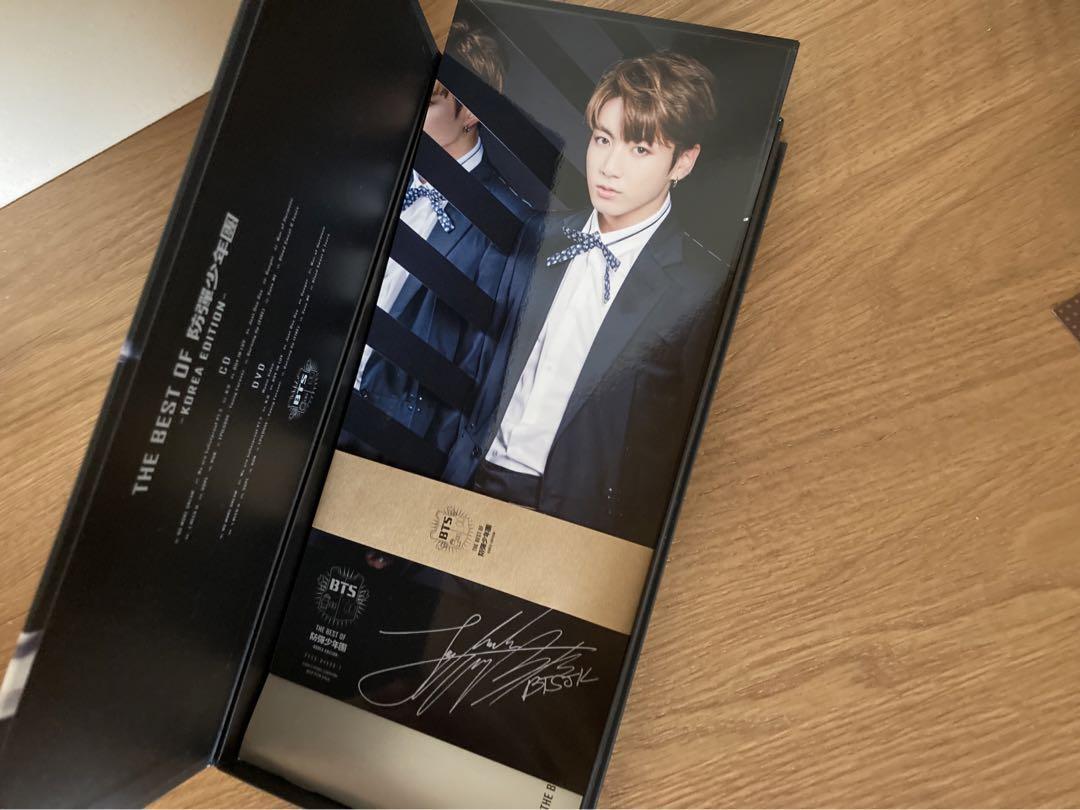 THE BEST OF BTS KOREA EDITION CD DVD RM JIN SUGA JHOPE JIMIN V JK