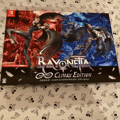 Bayonetta Climax Edition Switch Game Box Set Rare Limited
