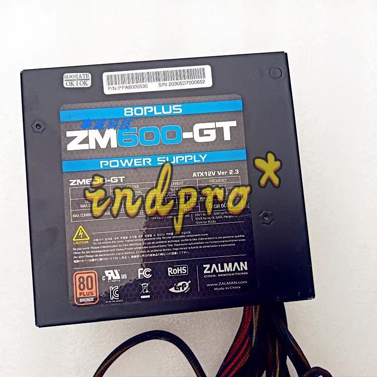 1pc ZALMAN ZM600-GT 80PLUS server industrial computer gold medal