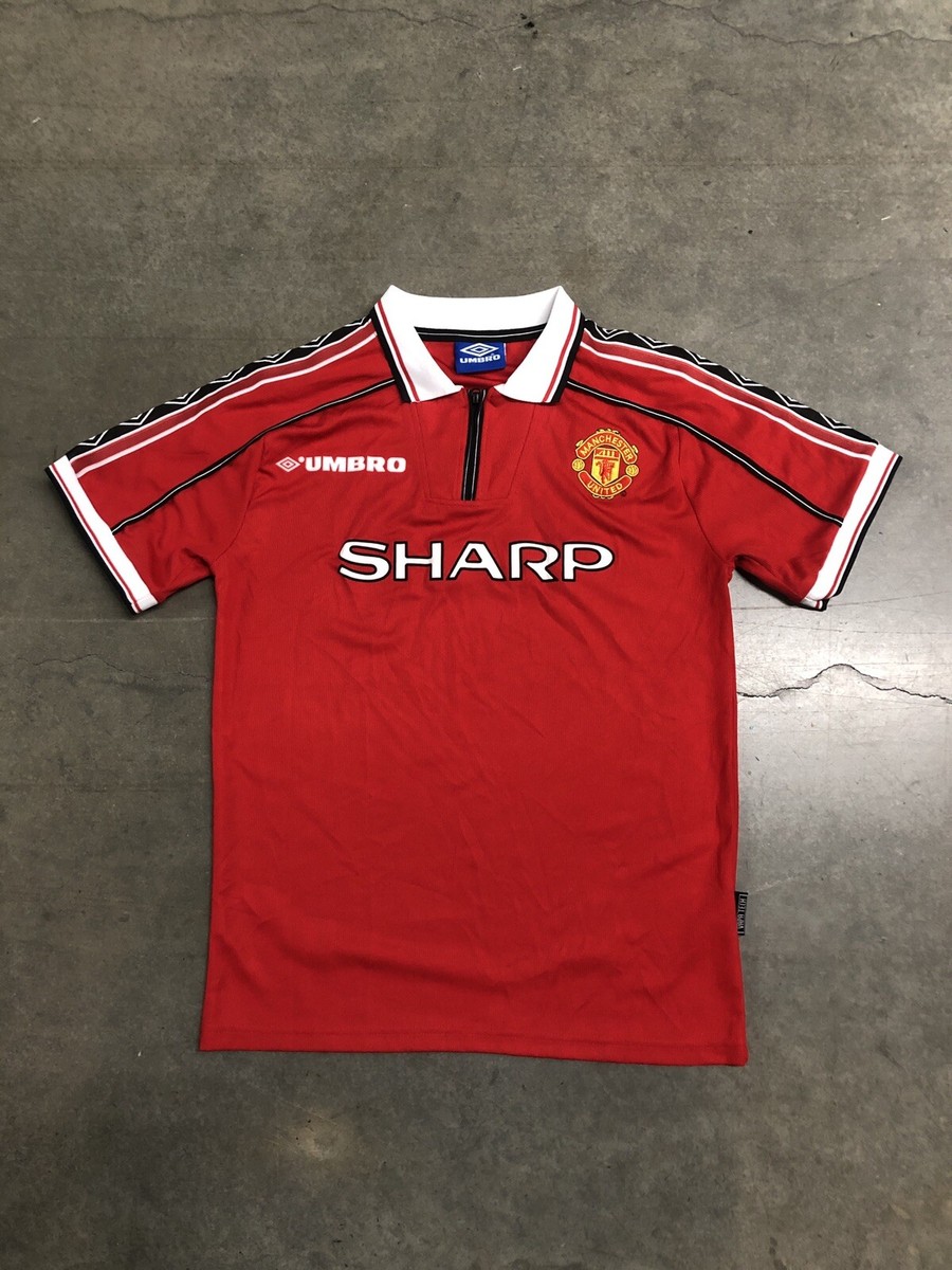 Vintage 1998 Manchester United Football Club Umbro Kit Jersey