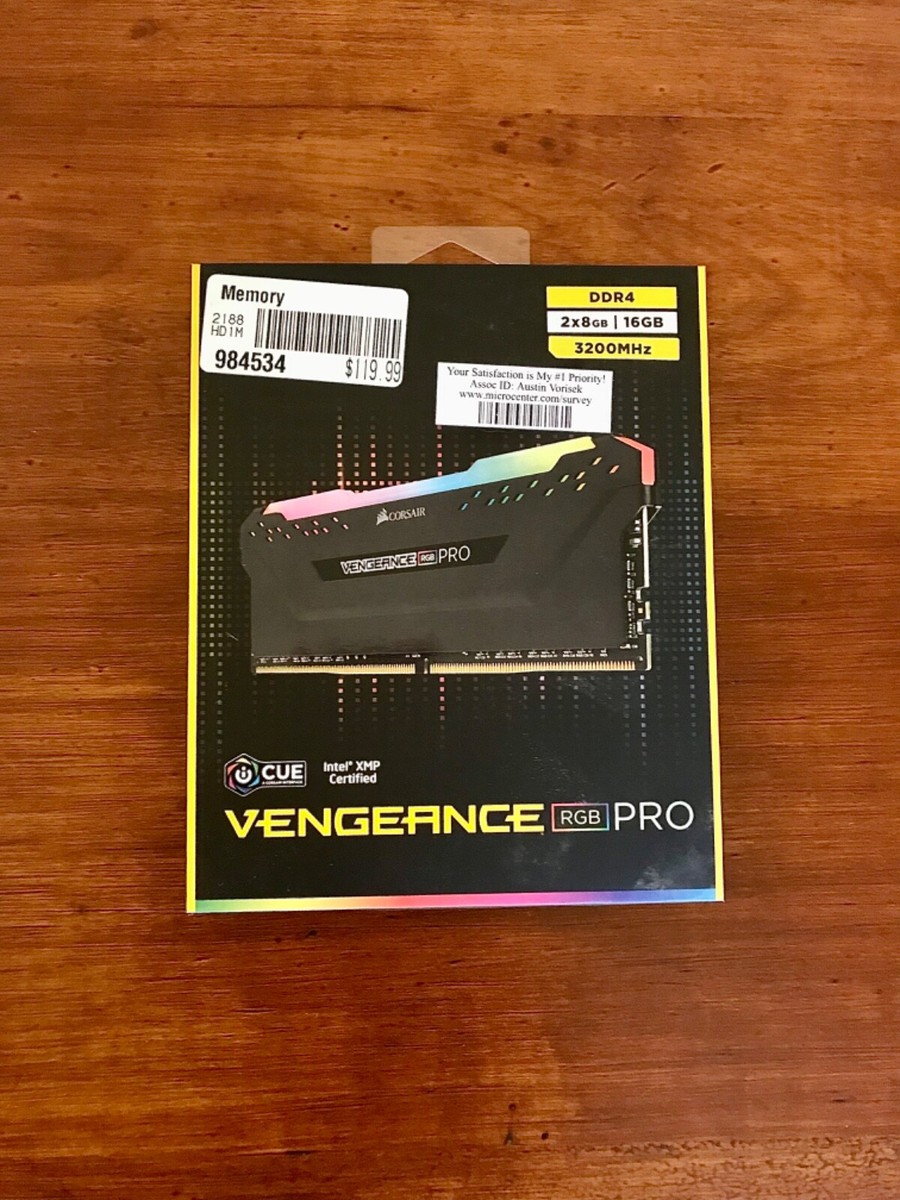 Corsair Vengeance RGB Pro Memory DDR4 2x8gb 3200MHz New in Box | eBay