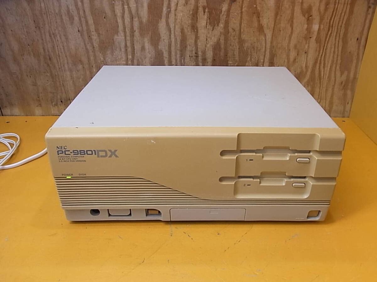 NEC パソコン PC-9801DX/U2 電源起動 NEC PC-9801EX2 の修理（電源
