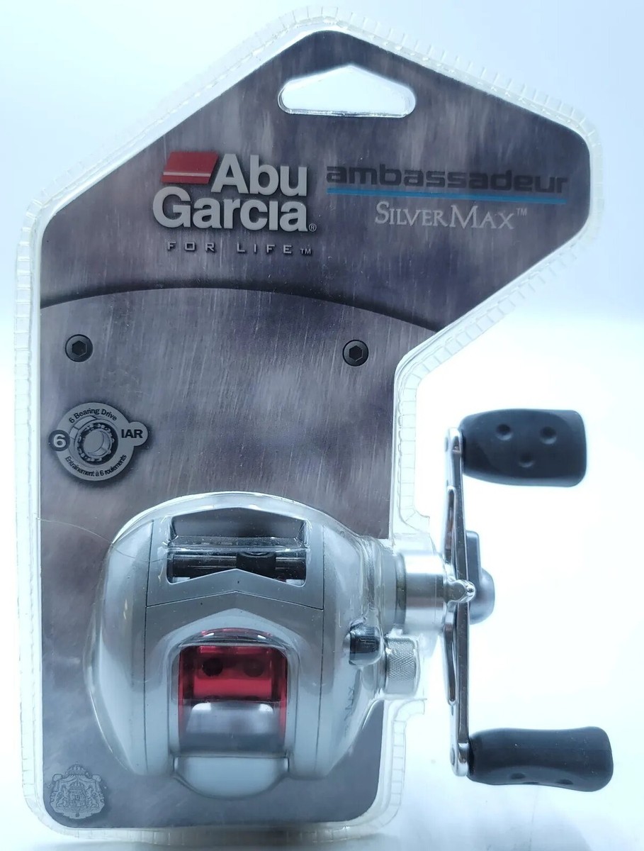 Abu Garcia Ambassadeur Silvermax Baitcasting Reel 6.2:1 12lb Line