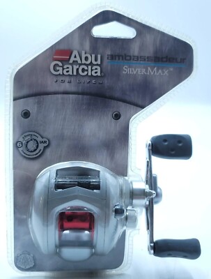 Abu Garcia Ambassadeur Silvermax Baitcasting Reel 6.2:1 12lb Line