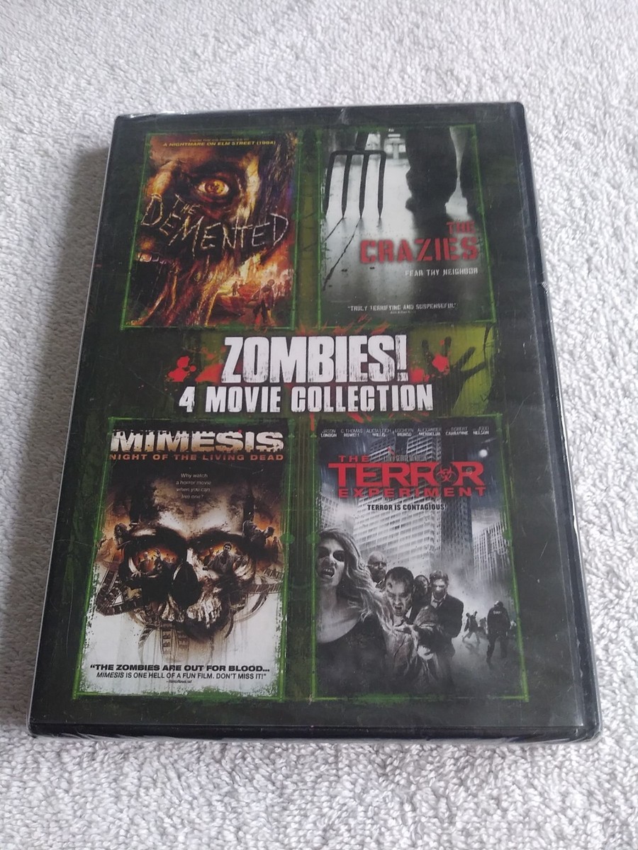 Zombies: 4 Movie Collection (DVD, 2014, 4-Disc Set) New Sealed