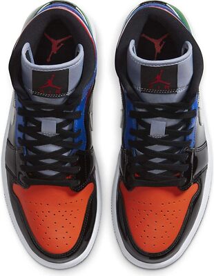 Nike WMNS Air Jordan 1 Mid SE Multi Patent CV5276-001 Women's Size