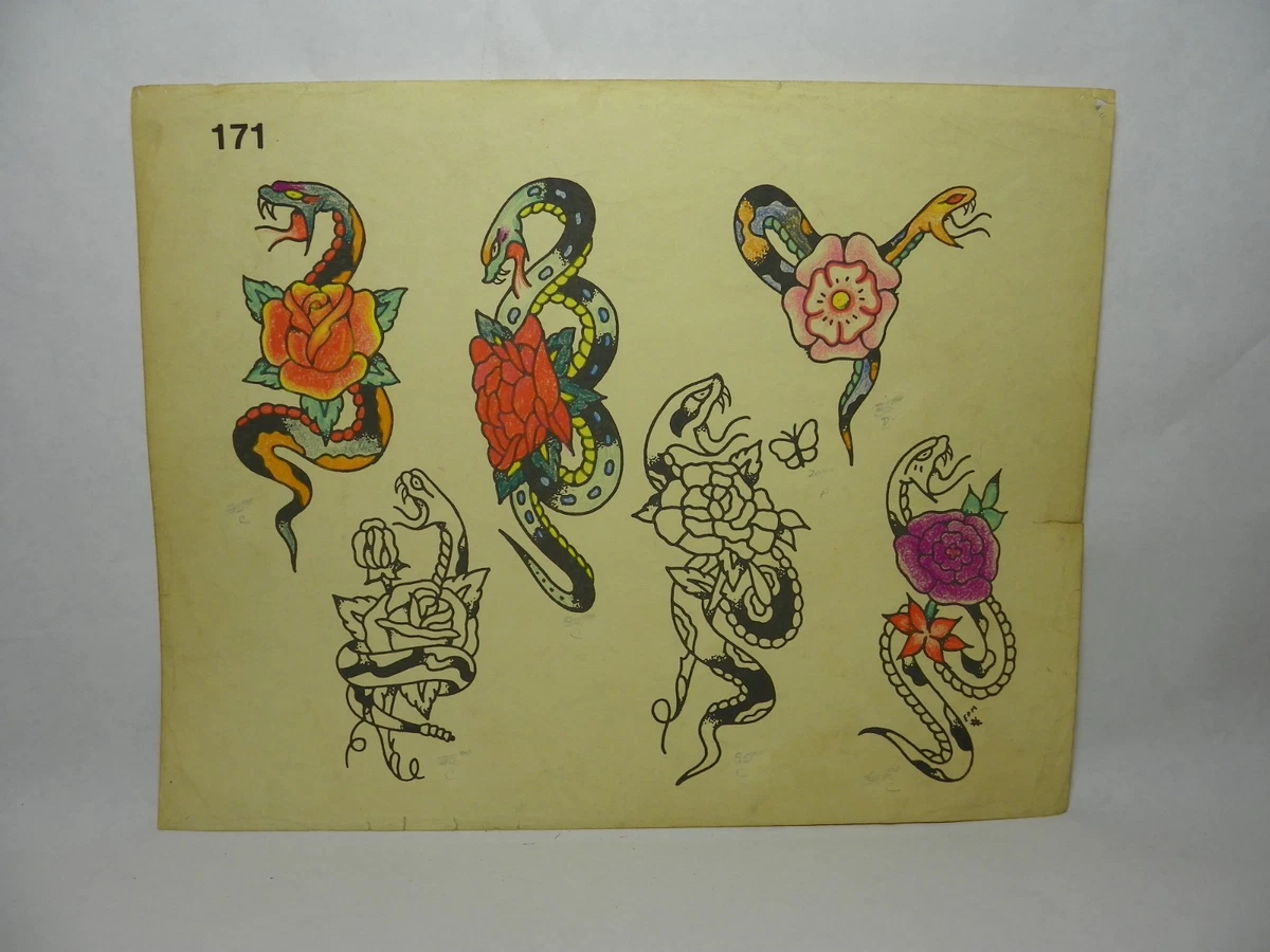 Spaulding & Rogers Tattoo Flash for sale | eBay