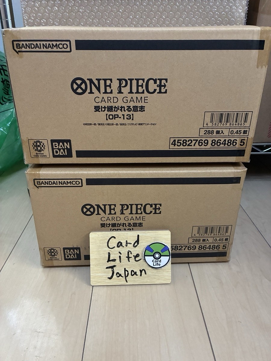 ONE PIECE Card Game Carrying On His Will OP13 Sealed Case (12Boxes