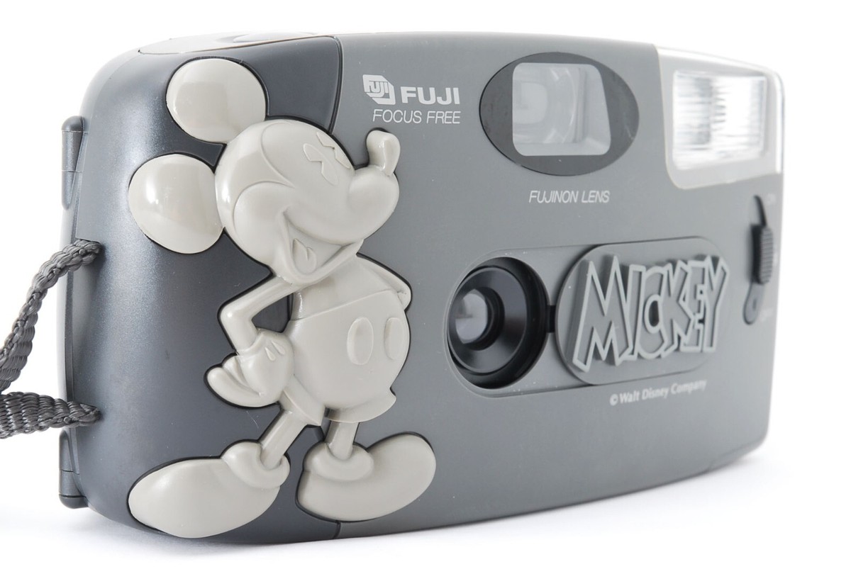 MINT* Fuji Hi! Mickey Mouse Disney 35mm Point & Shoot Film Camera