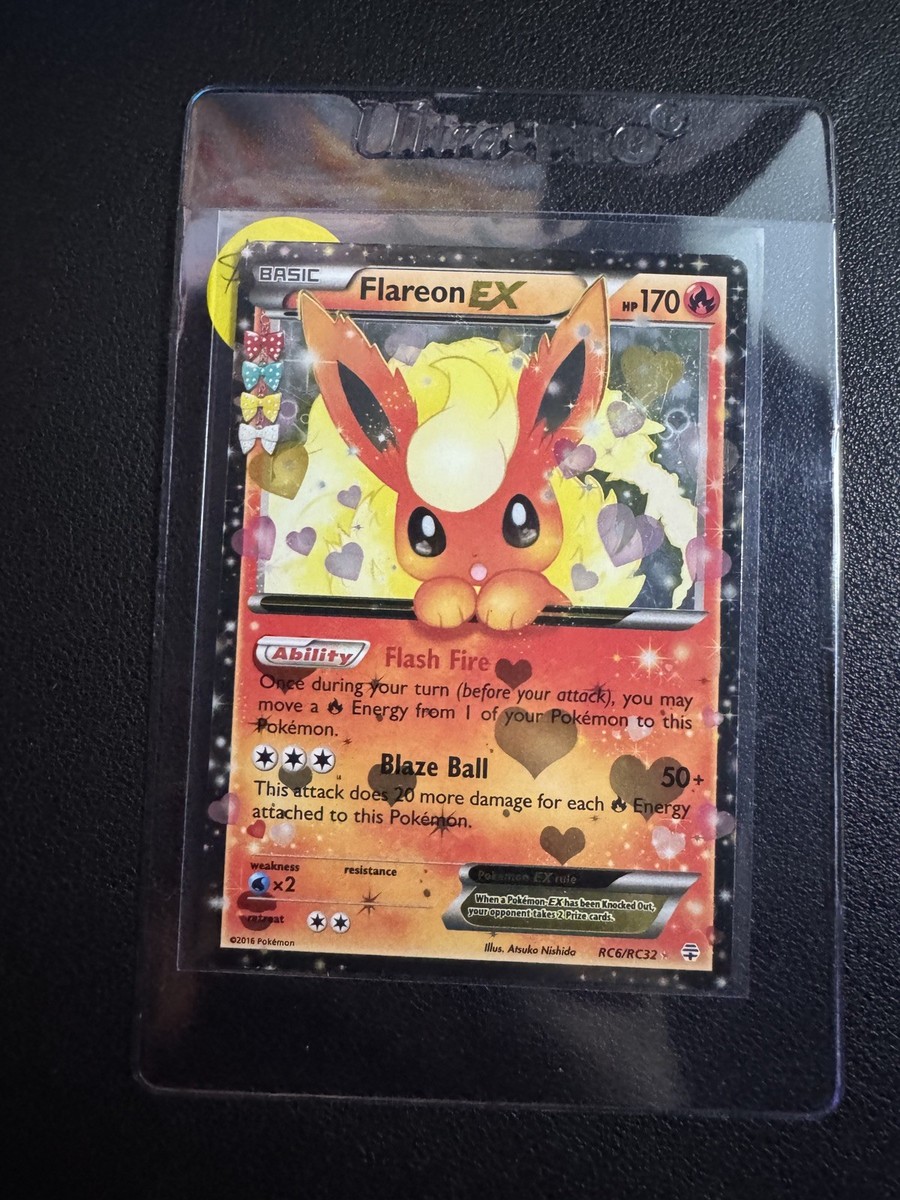 2016 Pokemon TCG CARD XY Generations Flareon EX #RC6 MP | eBay