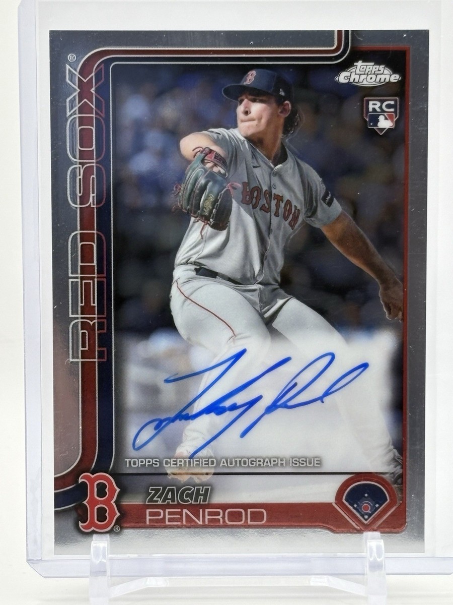 2025 Topps Chrome ZACH PENROD RC Rookie Autograph Auto Boston Red