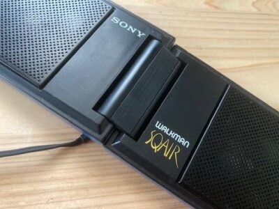 SONY SS-WM20 Blue Folding Speaker System Operation confirmed From