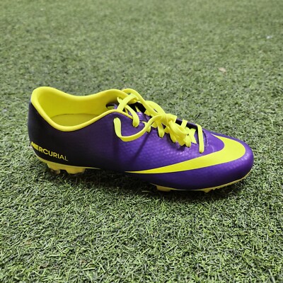 Nike Mercurial Victory IV Fg Men's Soccer Shoes Purple-Volt | eBay