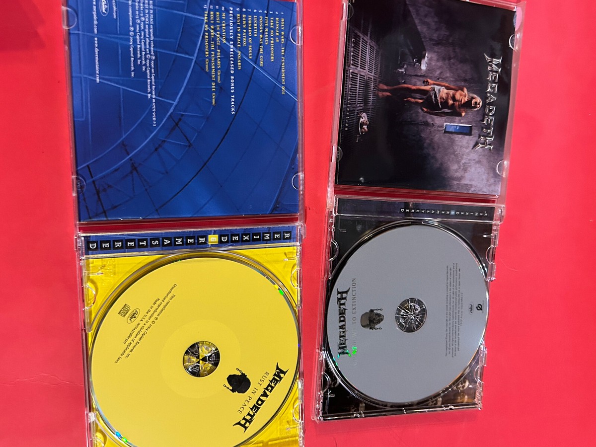 Megadeth - Countdown to Extinction CD JAPAN EDITION AUTHENTIC +