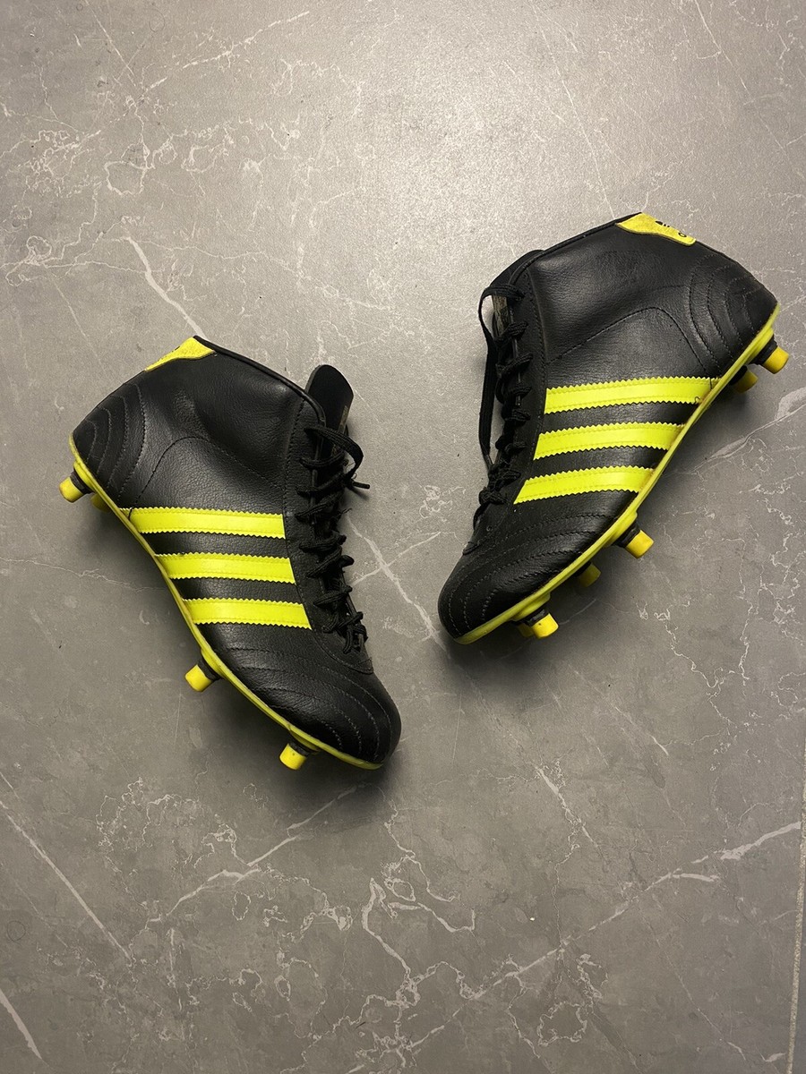 RARE Vintage 70s Adidas Dragon Rugby Boots - Sz. 40- Made in