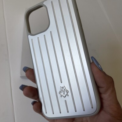 Rimowa Iphone Case Aluminum For 13 PRO Silver ⭐️U.S SELLER ⭐ | eBay