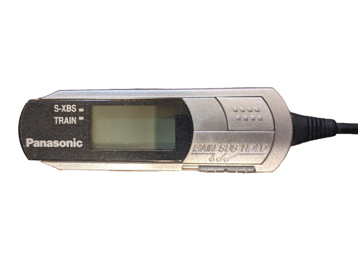 Panasonic SL-SX510 S-XBS 40 Sec Anti-Shock Portable CD Player Blue