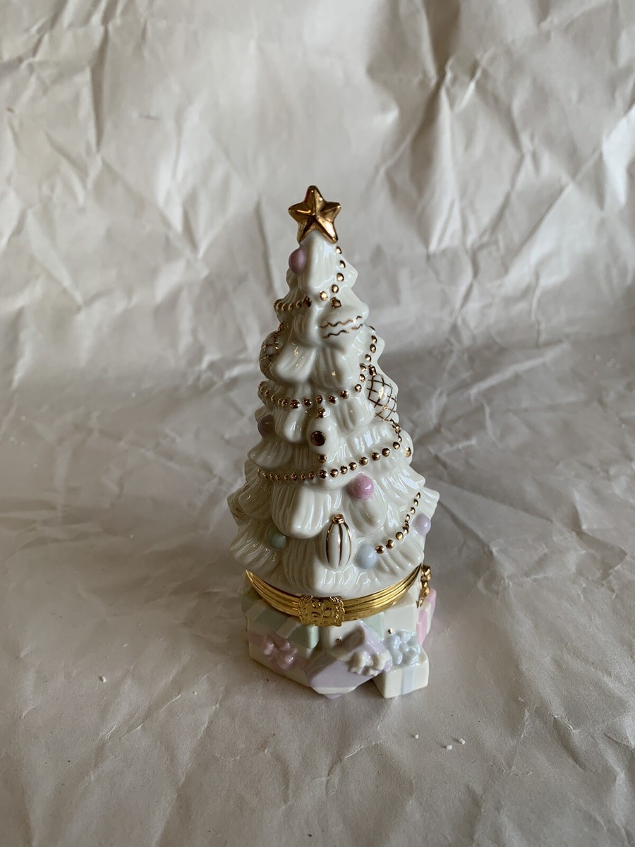 Lenox GOLD CLUB CHRISTMAS TREE TREASURE BOX - New In Box | eBay
