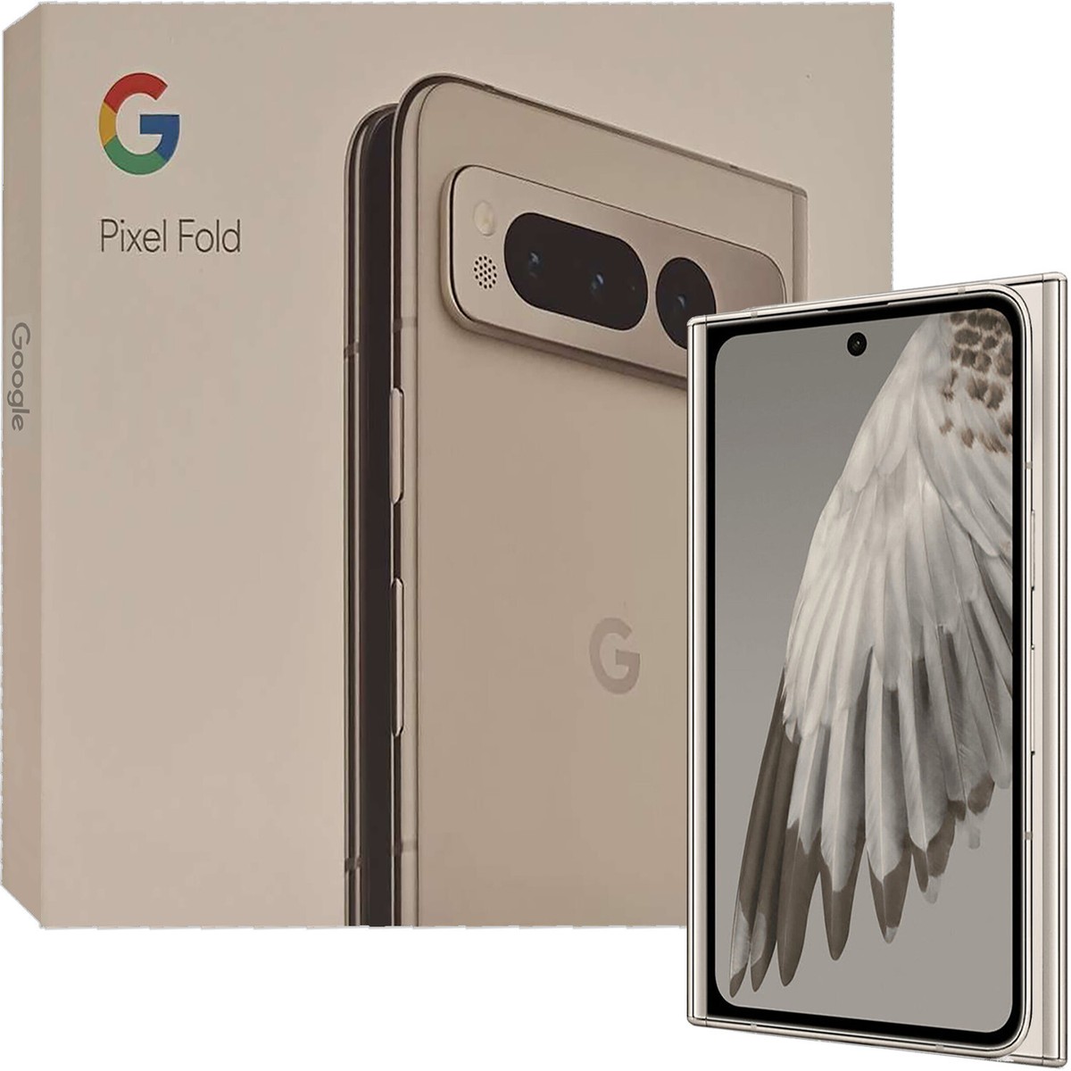 Google Pixel Fold 5G Porcelain 256GB + 12GB Dual-SIM Unlocked GSM