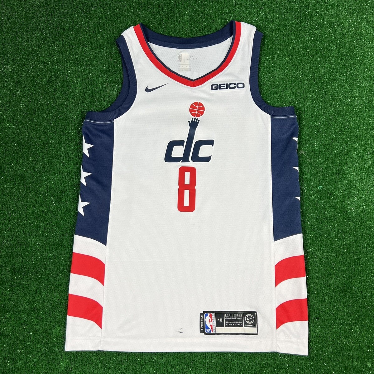 Nike Washington Wizards Rui Hachimura Jersey Swingman GEICO Size