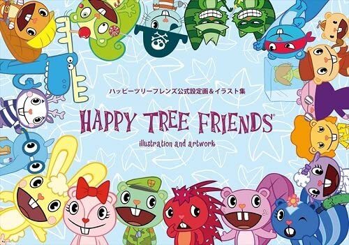 Happy Tree Friends Official Setting Artworks Illustration Art Book