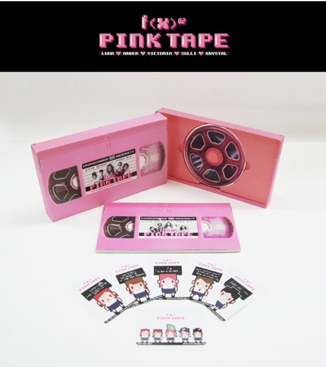 f(x) - PINK TAPE 2nd Album SEALED CD + Photobook+Photocard+etc FX