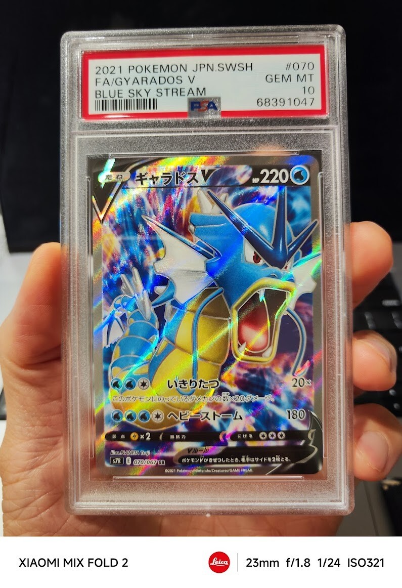 Pokemon Gyarados V Full Art Blue Sky Stream 070 PSA 10 Gem Mint | eBay