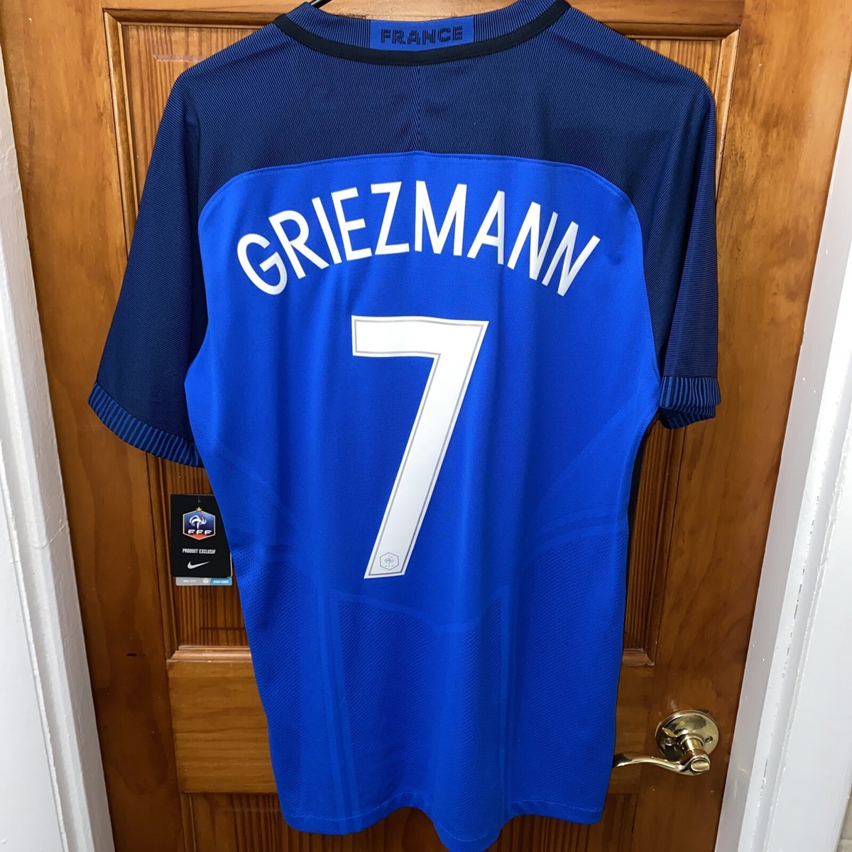 Nike 2016/17 France Home Vapor Match Griezmann Jersey, Shirt, New
