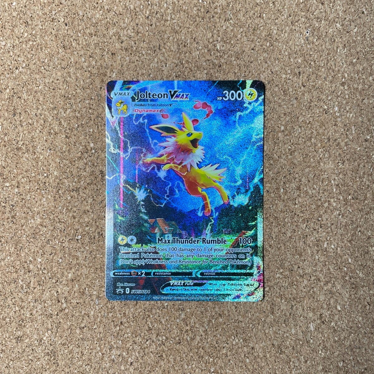 1 Jolteon VMAX SWSH184 SWSH: Sword & Shield Promo Cards Holo *B1