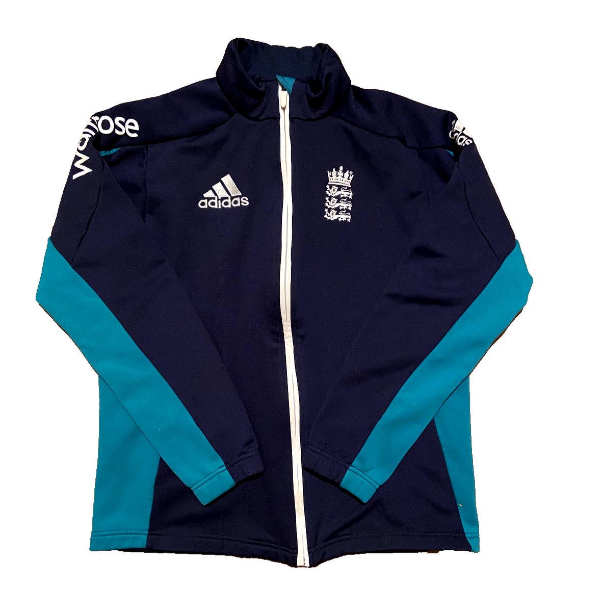 England Adidas Waitrose Cricket Presentation Train Jacket Jumper