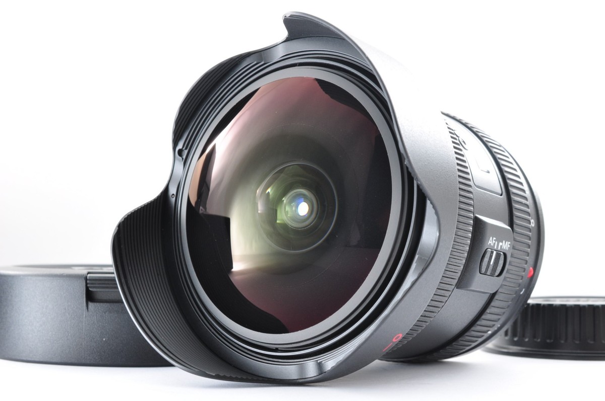 Canon EF 8-15mm f/4 L Fisheye USM AF Lens From Japan MINT w/ Hood