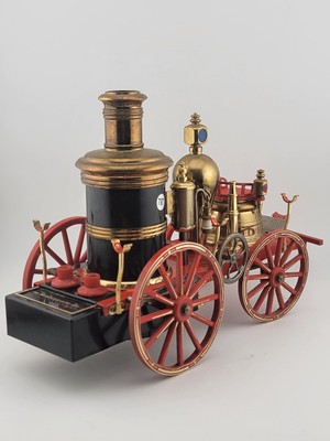 THE MISSISSIPPI 1869 RED STEAM ENGINE FIRE WAGON RADIO WACO JAPAN