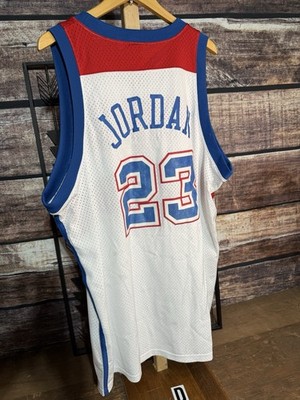 Nike Mens Size 2XLT Michael Jordan #23 Washington Bullets Jersey