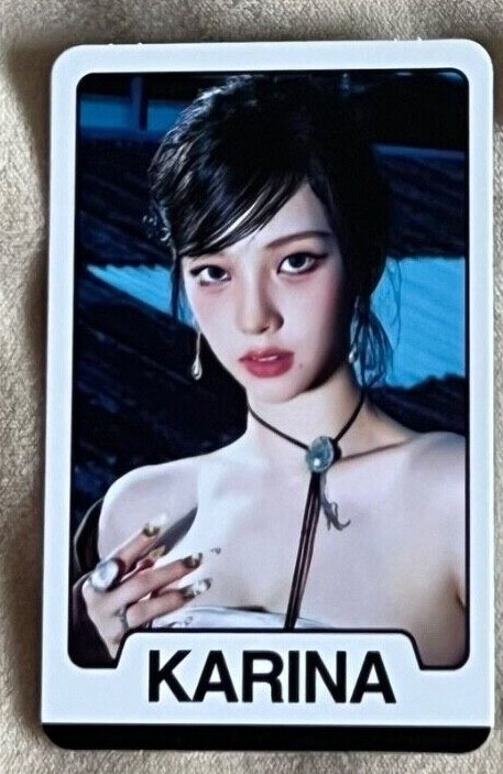 AESPA WEEK - DRAMA CITY MD TRADING CARD OFFICIAL KARINA WINTER