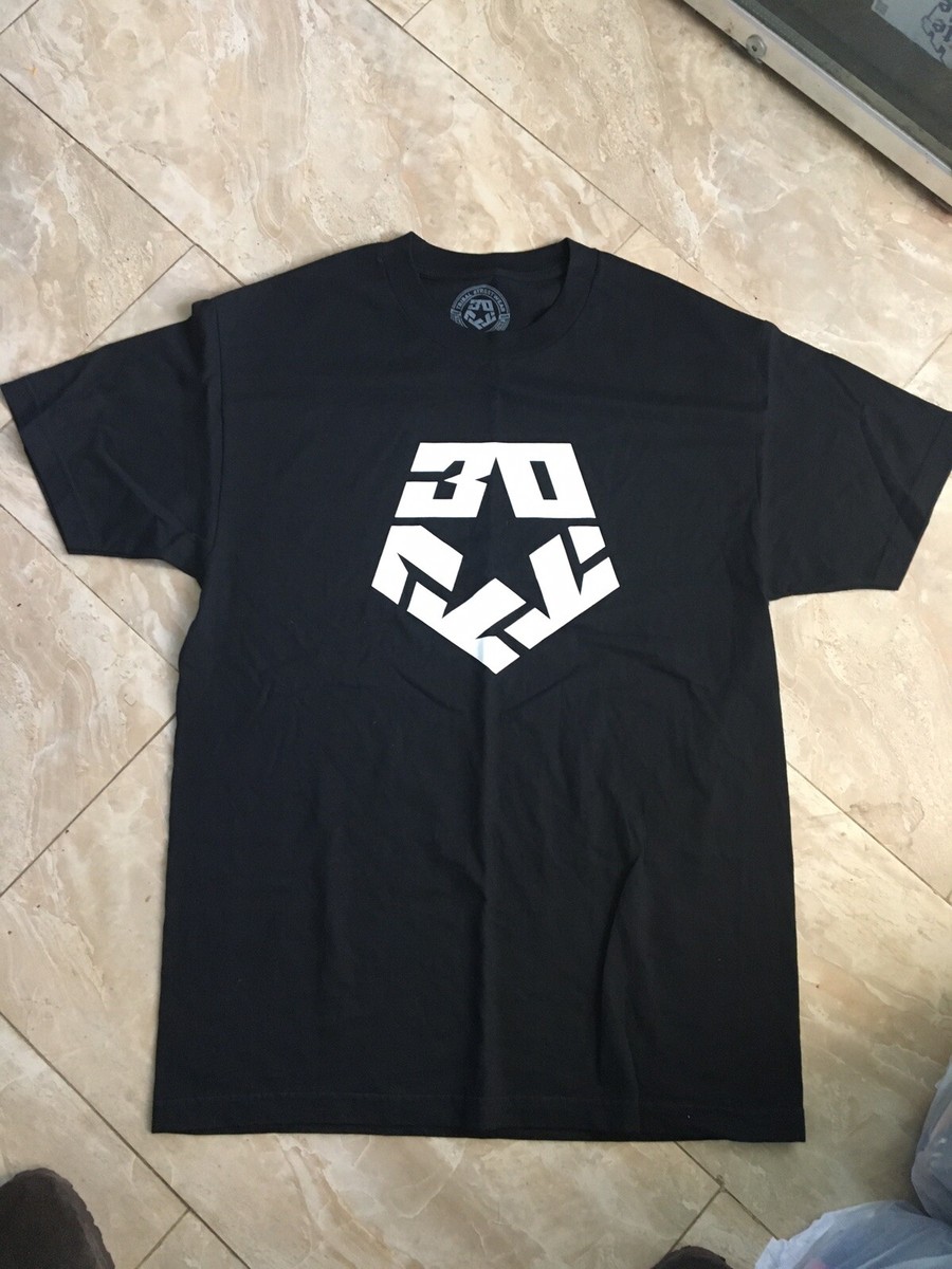Tribal Gear 30th Anniversary Mens Black T shirt Size L | eBay