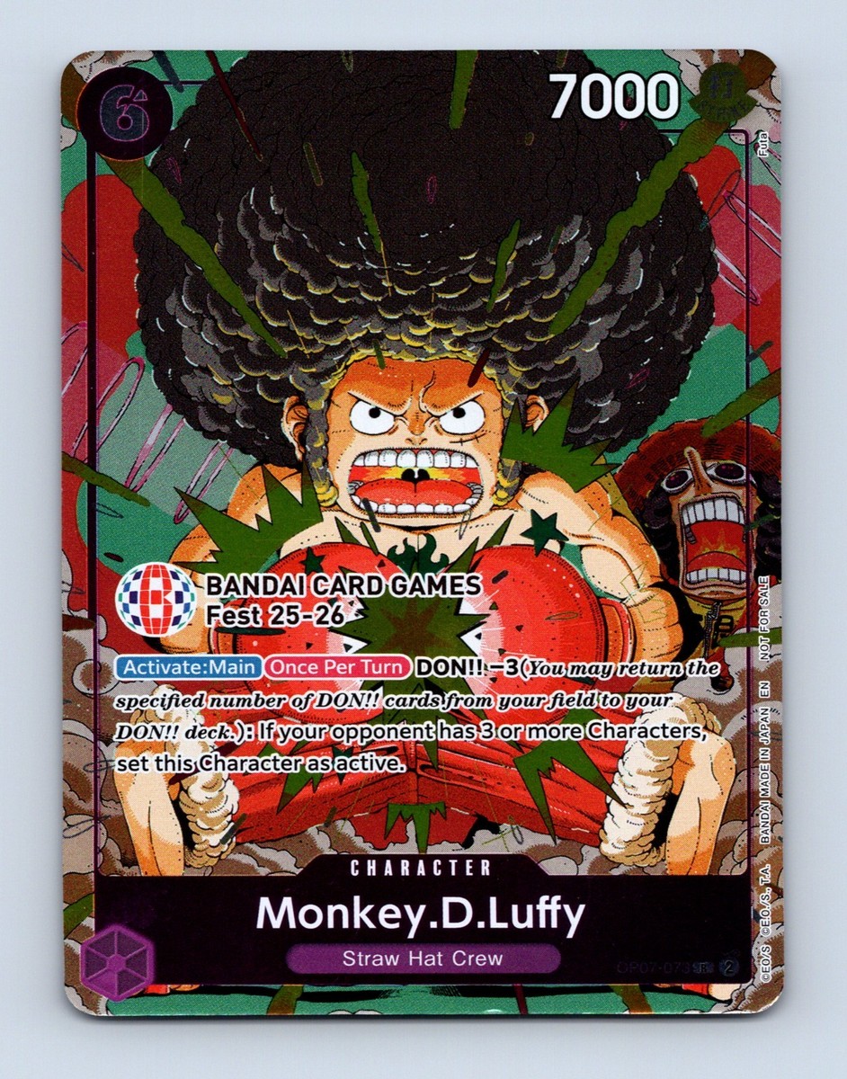 Monkey D Luffy OP07-073 BANDAI Card Games Fest 25-26 Promo One