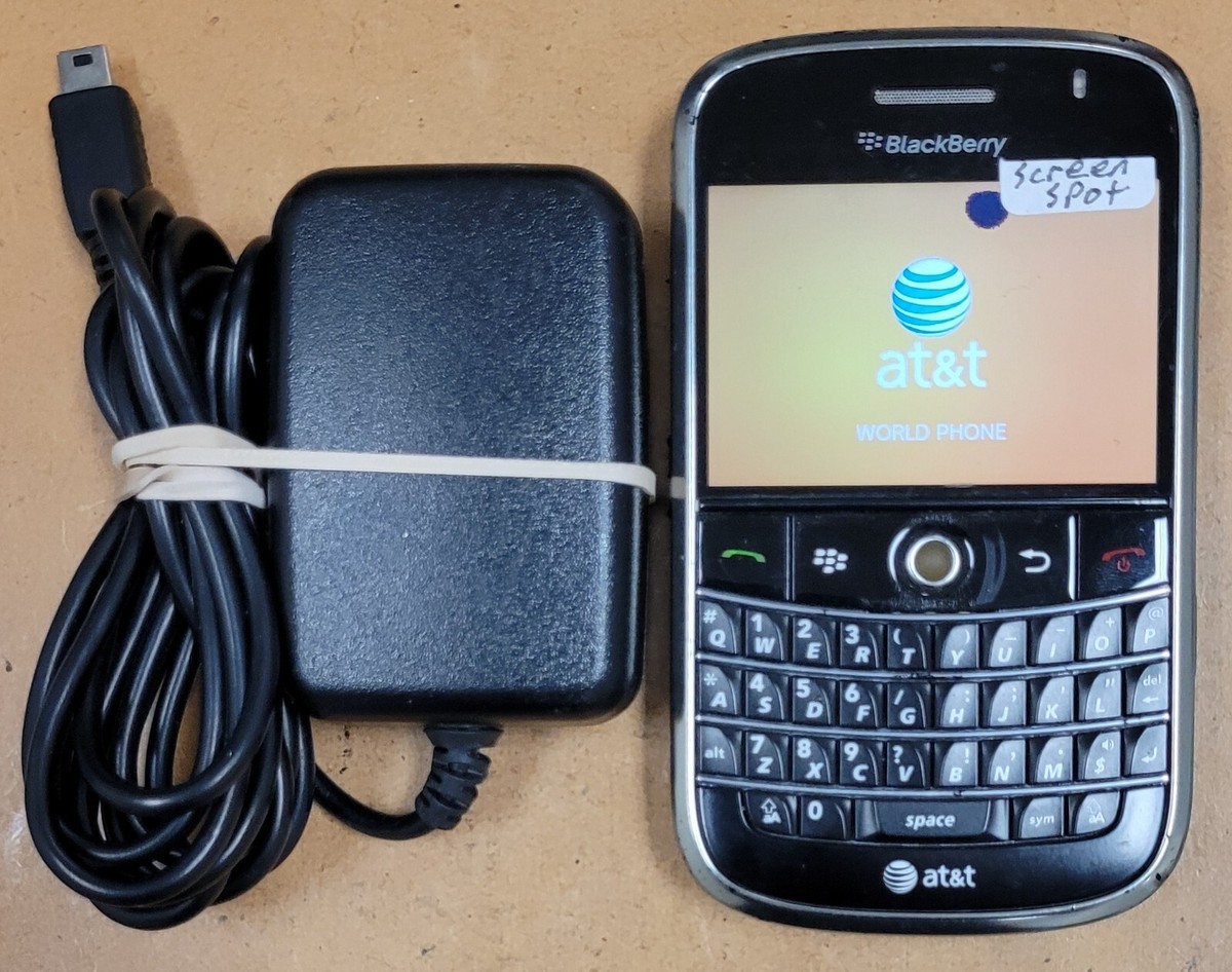 BlackBerry Bold 9000 - Black and Silver ( AT&T ) Rare Smartphone