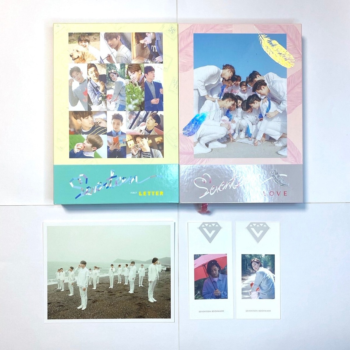 SEVENTEEN 1st album Love letter 2 ver. Jeonghan bookmark set | eBay